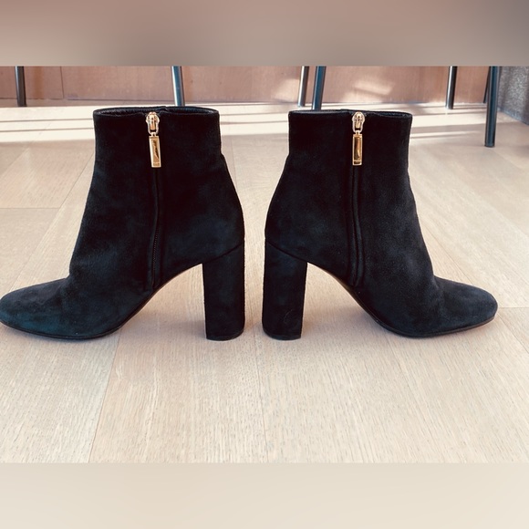 Saint Laurent Lou Black Suede Ankle Boots (70 mm heel) - size 39 - Picture 3 of 11